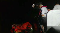 Petugas KSOP Berjibaku Menyelamatkan 9 ABK Kapal Asing Yang Tenggelam Di Perairan Singapura