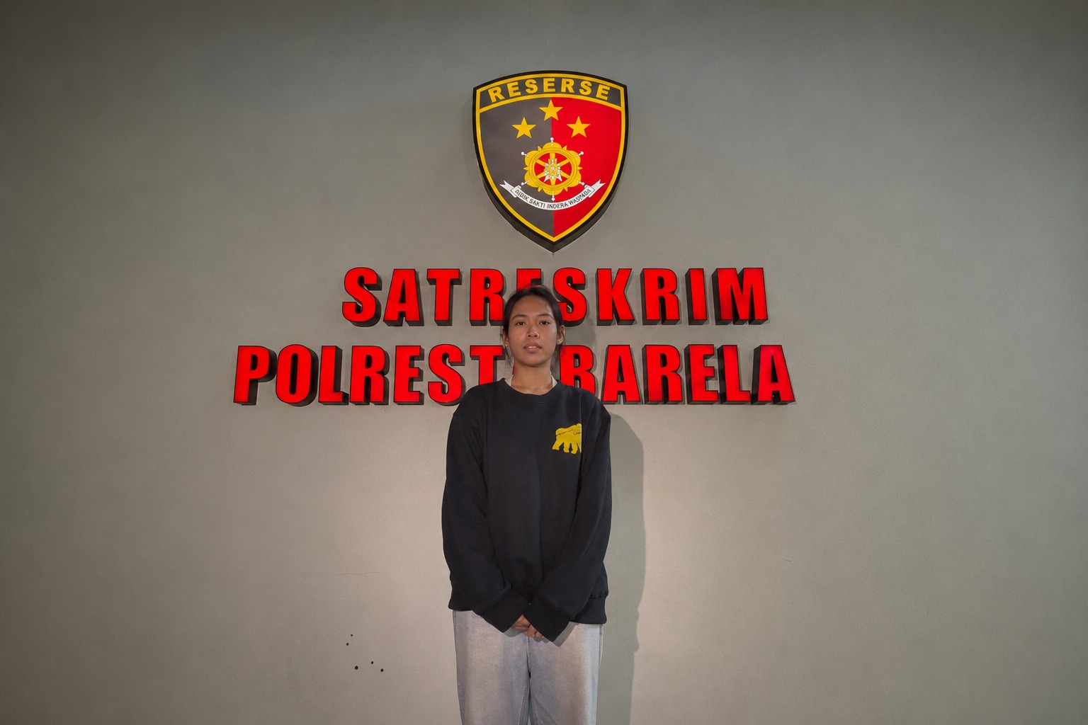 RL Membuat Video Klarifikasi Pembegalan Dirinya Di Sat Reskrim Polresta Barelang
