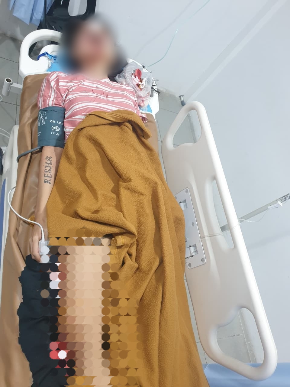Korban Ts Yang Nekad Melompat Dari Lantai IV Tempatnya Bekerja Di Rawat Di Rumah Sakit